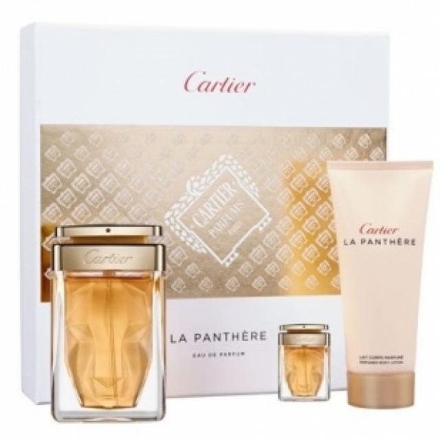 CARTIER LA PANTHERE SET edp 75ml b lot 100ml edp 6ml